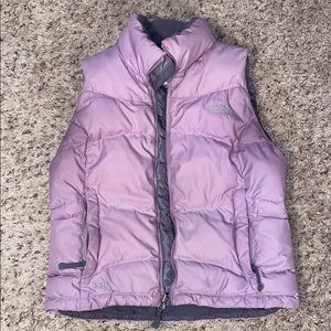 North face puffer vest